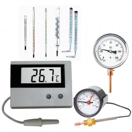 Термометры стеклянные для испытаний нефтепродуктов ТИН-1 (-50...50 °С, ц.д. 0.5 °С)